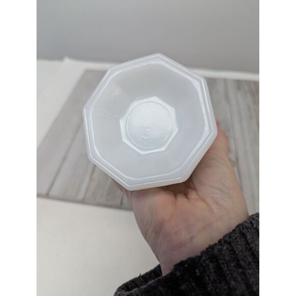 Vintage Anchor Hocking White Milk Glass 6 3/4" Pitcher Grapes Pattern - Picture 5 of 6